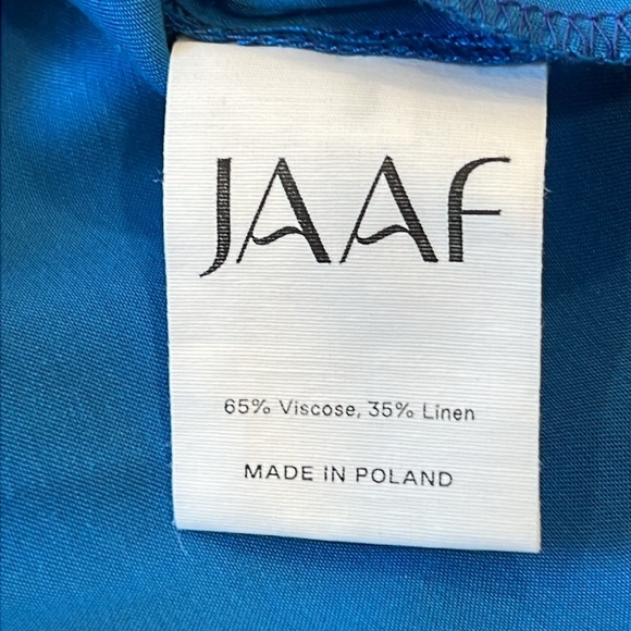 JAAF Gathered Midi Dress in Vivid Blue - Picture 14 of 15